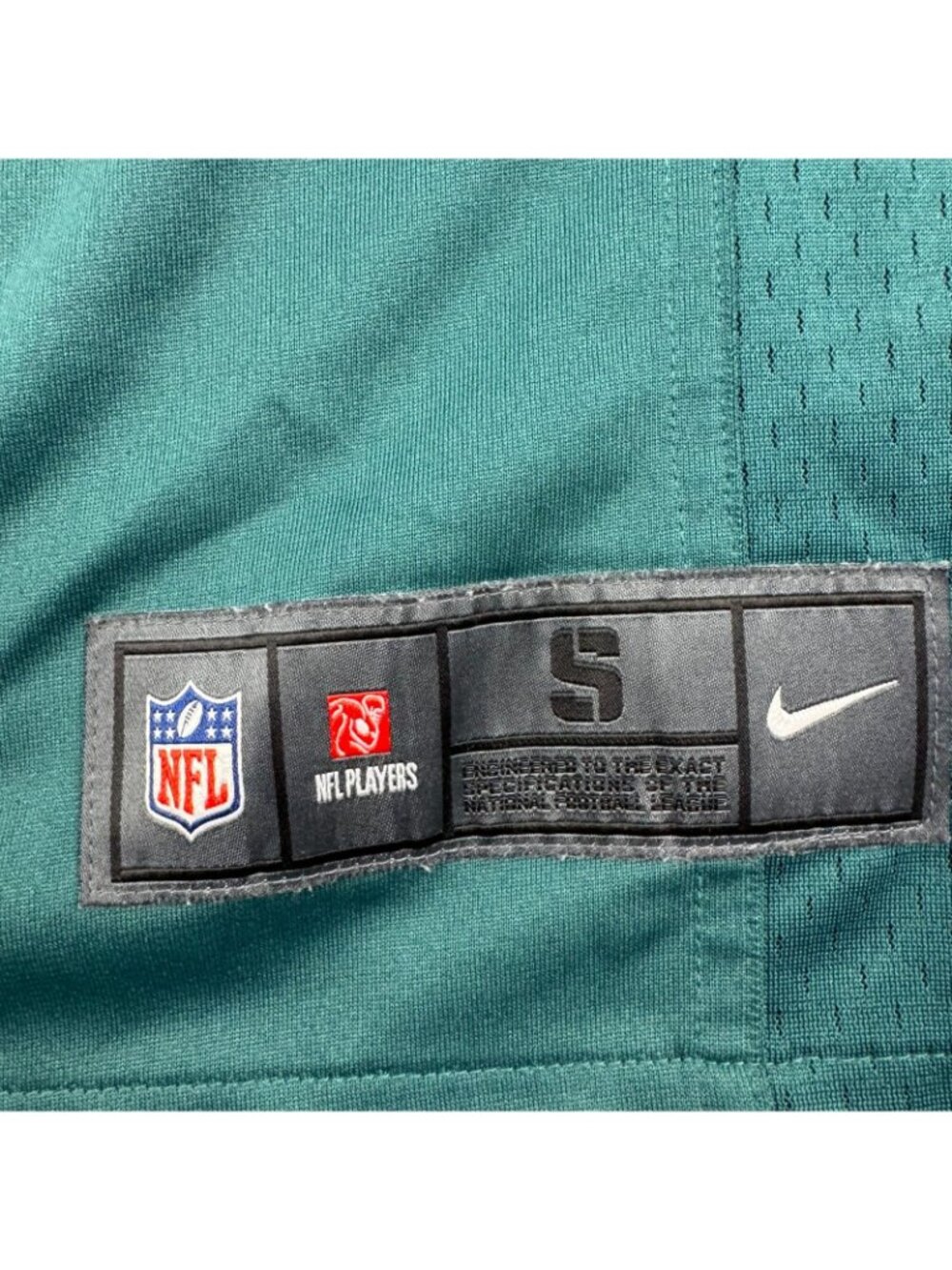 NIKE Philadelphia Eagles Brian Dawkins Jersey Small S Midnight Green NFL - Picture 3 of 13